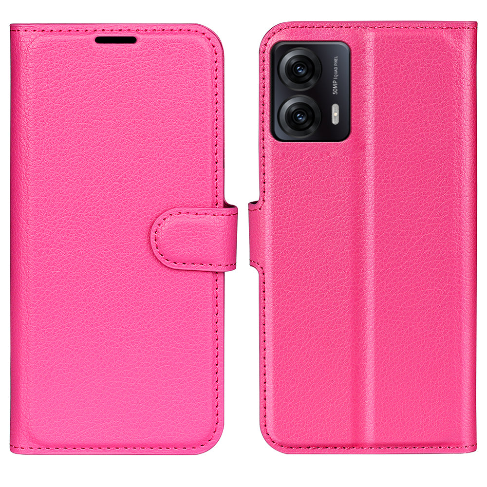 For Motorola Moto G53 5G Phone Protective Cover Litchi Texture PU Leather Flip Stand Wallet Case For Motorola Moto G53 5G Phone Protective Cover Litchi Texture PU Leather Flip Stand Wallet Case
